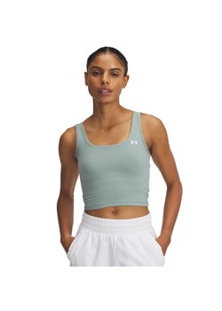 Damski top treningowy Under Armour Motion Tank Emea - zielony ze sklepu Sportstylestory.com w kategorii Bluzki damskie - zdjęcie 184799501