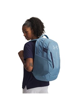 Plecak treningowy uniseks Under Armour UA Hustle 6.0 Backpack - niebieski ze sklepu Sportstylestory.com w kategorii Plecaki - zdjęcie 184799612