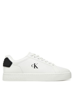 Sneakersy Calvin Klein Jeans Classic Cupsole Ru Patch Lth YM0YM01297 Biały ze sklepu eobuwie.pl w kategorii Buty sportowe męskie - zdjęcie 184799760
