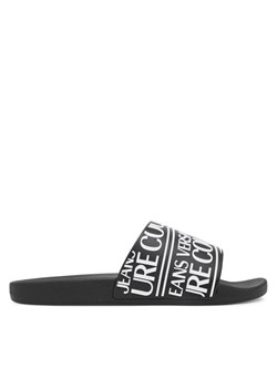 Klapki Versace Jeans Couture 79YA3SQ1 71352 899 Czarny ze sklepu eobuwie.pl w kategorii Klapki męskie - zdjęcie 184799800