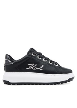 Sneakersy KARL LAGERFELD KL67518 Czarny ze sklepu eobuwie.pl w kategorii Buty sportowe damskie - zdjęcie 184799801