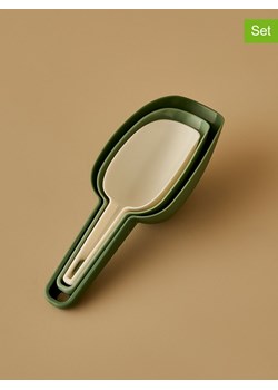 BELLA MAISON 3-częściowy zestaw miarek "Alvis" w kolorze zielono-beżowym ze sklepu Limango Polska w kategorii Akcesoria kuchenne - zdjęcie 184801261