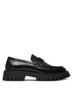 Guess Loafersy FMTGOR LEA14 Czarny ze sklepu MODIVO w kategorii Półbuty męskie - zdjęcie 184801912