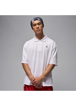 Męska koszulka polo Jordan Brooklyn - Biel ze sklepu Nike poland w kategorii T-shirty męskie - zdjęcie 184810093