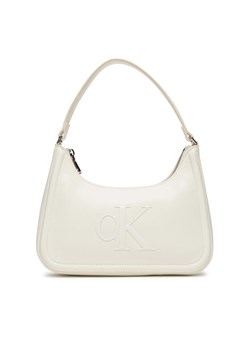 Torebka Calvin Klein Bold Ck Small Shoulder Bag LV04F3230G Biały ze sklepu eobuwie.pl w kategorii Listonoszki - zdjęcie 184810242