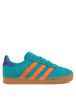Sneakersy adidas Gazelle JR5946 Zielony ze sklepu eobuwie.pl w kategorii Buty sportowe dziecięce - zdjęcie 184810272
