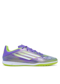 Buty do piłki nożnej adidas F50 Club Indoor Boots JI0023 Fioletowy ze sklepu eobuwie.pl w kategorii Buty sportowe męskie - zdjęcie 184810300