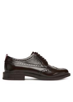 Półbuty HUGO Lysander 50548655 Brązowy ze sklepu eobuwie.pl w kategorii Buty eleganckie męskie - zdjęcie 184810313