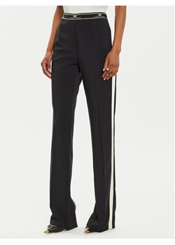 Elisabetta Franchi Spodnie materiałowe PA-010-47E2 Czarny Regular Fit ze sklepu MODIVO w kategorii Spodnie damskie - zdjęcie 184810874