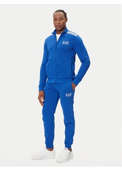 EA7 Emporio Armani Dres 7M000966 AF10377 UB087 Niebieski Slim Fit ze sklepu MODIVO w kategorii Dresy męskie - zdjęcie 184810894