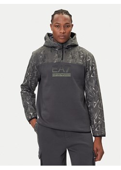 EA7 Emporio Armani Bluza 7M001131 AF16549 U8117 Szary Regular Fit ze sklepu MODIVO w kategorii Bluzy męskie - zdjęcie 184810910