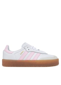 adidas Sneakersy Sambae JQ1237 Biały ze sklepu MODIVO w kategorii Buty sportowe dziecięce - zdjęcie 184810914