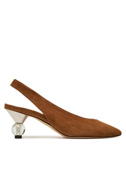 Weekend Max Mara Sandały Orma 2525526094600 Brązowy ze sklepu MODIVO w kategorii Czółenka - zdjęcie 184811004