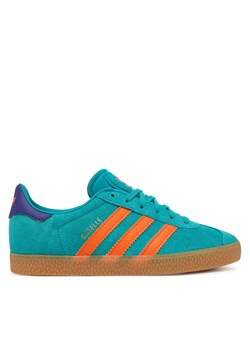 adidas Sneakersy Gazelle JR5943 Turkusowy ze sklepu MODIVO w kategorii Buty sportowe dziecięce - zdjęcie 184811031