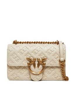PINKO Torebka Love One Mini Dc AI 24-25 PLTT 100074 A1YB Écru ze sklepu MODIVO w kategorii Kopertówki - zdjęcie 184811760