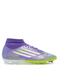 Buty do piłki nożnej adidas F50 League Mid Firm/Multi-Ground Boots JI0886 Fioletowy ze sklepu eobuwie.pl w kategorii Buty sportowe męskie - zdjęcie 184812390