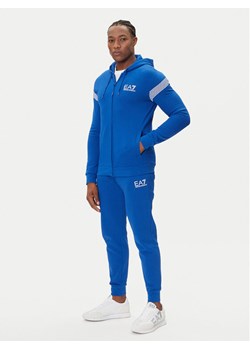 EA7 Emporio Armani Dres 7M000967 AF10377 UB087 Niebieski Slim Fit ze sklepu MODIVO w kategorii Dresy męskie - zdjęcie 184812880
