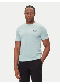 EA7 Emporio Armani T-Shirt 8NPT25 PJVPZ U9066 Niebieski Regular Fit ze sklepu MODIVO w kategorii T-shirty męskie - zdjęcie 184812891