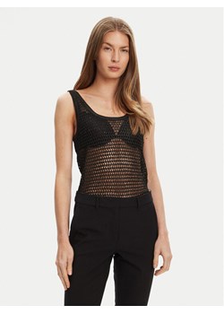 Guess Top W5YR29 Z37G0 Czarny Regular Fit ze sklepu MODIVO w kategorii Bluzki damskie - zdjęcie 184813212