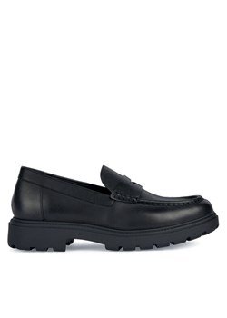 Geox Loafersy U36FRB 00043 C9999 Czarny ze sklepu MODIVO w kategorii Półbuty męskie - zdjęcie 184813524