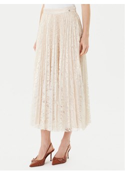 Guess Spódnica midi W5YD1E KCZ90 Złoty Regular Fit ze sklepu MODIVO w kategorii Spódnice - zdjęcie 184813540