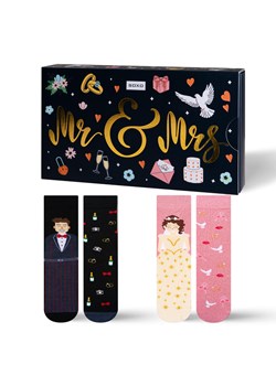 Skarpetki Ślubne Mąż i Żona 2-pak ze sklepu Sklep SOXO w kategorii Skarpetki damskie - zdjęcie 184815220