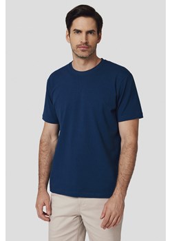 Koszulka Granatowa Bawełniana Kenneth ze sklepu Lancerto S.A. w kategorii T-shirty męskie - zdjęcie 184816400