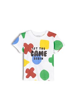GATE Bawełniana koszulka z nadrukiem 3Y ze sklepu gateshop w kategorii T-shirty chłopięce - zdjęcie 184816640