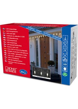 Konstsmide Zasłona świetlna LED w kolorze ciepłej bieli - dł. 9 m ze sklepu Limango Polska w kategorii Oświetlenie - zdjęcie 184817462