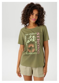 Aniston Koszulka w kolorze khaki ze sklepu Limango Polska w kategorii Bluzki damskie - zdjęcie 184817962