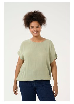 KAFFE curve Bluzka w kolorze oliwkowym ze sklepu Limango Polska w kategorii Bluzki damskie - zdjęcie 184818012