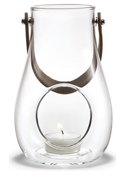 Holme Gaard Lampion &quot;DWL&quot; w kolorze brązowym - wys. 16 x Ø 10,3 cm ze sklepu Limango Polska w kategorii Świeczniki - zdjęcie 184818253