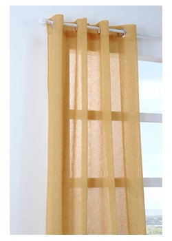STOF France Zasłona &quot;Paloma&quot; w kolorze żółtym - 260 x 140 cm ze sklepu Limango Polska w kategorii Tekstylia - zdjęcie 184818262