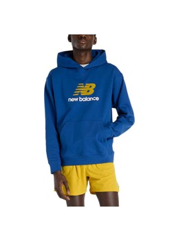 Bluza męska New Balance MT51512GAB - niebieska ze sklepu streetstyle24.pl w kategorii Bluzy męskie - zdjęcie 184818310