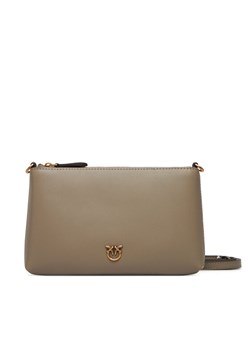 Torebka PINKO Flat Horizontal Mini AI 25-26 104277 A0F1 Szary ze sklepu eobuwie.pl w kategorii Listonoszki - zdjęcie 184818812
