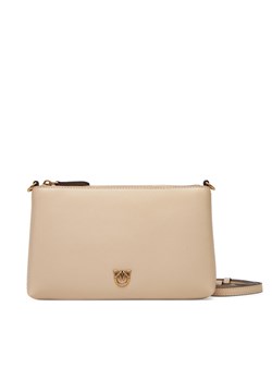 Torebka PINKO Flat Horizontal Mini AI 25-26 104277 A0F1 Beżowy ze sklepu eobuwie.pl w kategorii Listonoszki - zdjęcie 184818861