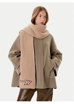 Szalik Weekend Max Mara Bardies 2525746035 Brązowy ze sklepu eobuwie.pl w kategorii Szaliki i chusty damskie - zdjęcie 184819843