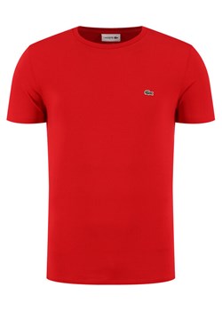Lacoste T-Shirt TH6709 Czerwony Regular Fit ze sklepu MODIVO w kategorii T-shirty męskie - zdjęcie 184820063