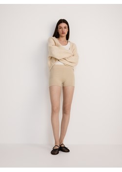 Reserved - Bawełniane kolarki - kremowy - id: YH613-02X - marki Reserved - 184820500 Reserved - Bawełniane kolarki - kremowy ze sklepu Reserved w kategorii Szorty - zdjęcie 184820500