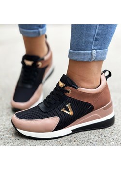 Różowe sneakersy półbuty damskie Potocki 10590 ze sklepu suzana.pl w kategorii Buty sportowe damskie - zdjęcie 184820943