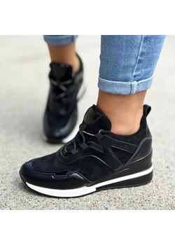 Czarne sneakersy półbuty damskie Vinceza 10743 - id: 22535 - marki Vinceza - 184821892 Czarne sneakersy półbuty damskie Vinceza 10743 ze sklepu suzana.pl w kategorii Buty sportowe damskie - zdjęcie 184821892