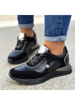 Czarne sneakersy półbuty damskie Vinceza 10659 ze sklepu suzana.pl w kategorii Buty sportowe damskie - zdjęcie 184825333