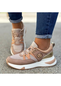 Różowe sneakersy półbuty damskie Vinceza 10727 ze sklepu suzana.pl w kategorii Buty sportowe damskie - zdjęcie 184825900
