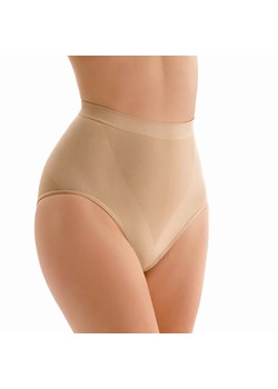 Bezszwowe majtki z wysokim stanem Gabriella Midi Briefs beż ze sklepu suzana.pl w kategorii Majtki damskie - zdjęcie 184826281