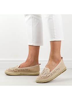 Beżowe espadyle damskie S.Barski 33150 ze sklepu suzana.pl w kategorii Espadryle damskie - zdjęcie 184834832