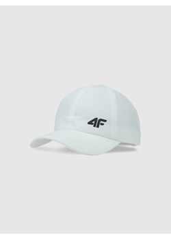 Dziecięca czapka z daszkiem 4F 4FJWMM00ACABU469 - biała ze sklepu Sportstylestory.com w kategorii Czapki dziecięce - zdjęcie 184839670