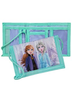 Disney Frozen Portfel &quot;Kraina Lodu&quot; w kolorze turkusowo-fioletowym - 9,5 x 13,5 x 12,5 cm ze sklepu Limango Polska w kategorii Akcesoria dziecięce - zdjęcie 184839880