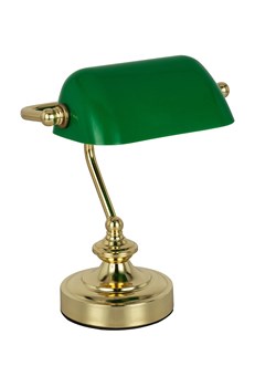 Globo lighting Lampa stołowa &quot;Antique&quot; w kolorze złoto-zielonym - 19 x 24 x 16,5 cm ze sklepu Limango Polska w kategorii Oświetlenie - zdjęcie 184840021