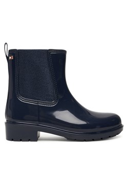 Tommy Hilfiger Kalosze Flag Hardware FW0FW08966 Granatowy ze sklepu MODIVO w kategorii Kalosze damskie - zdjęcie 184840662