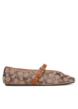 Coach Baleriny Mary Jane CBP01 Brązowy ze sklepu MODIVO w kategorii Balerinki - zdjęcie 184840753